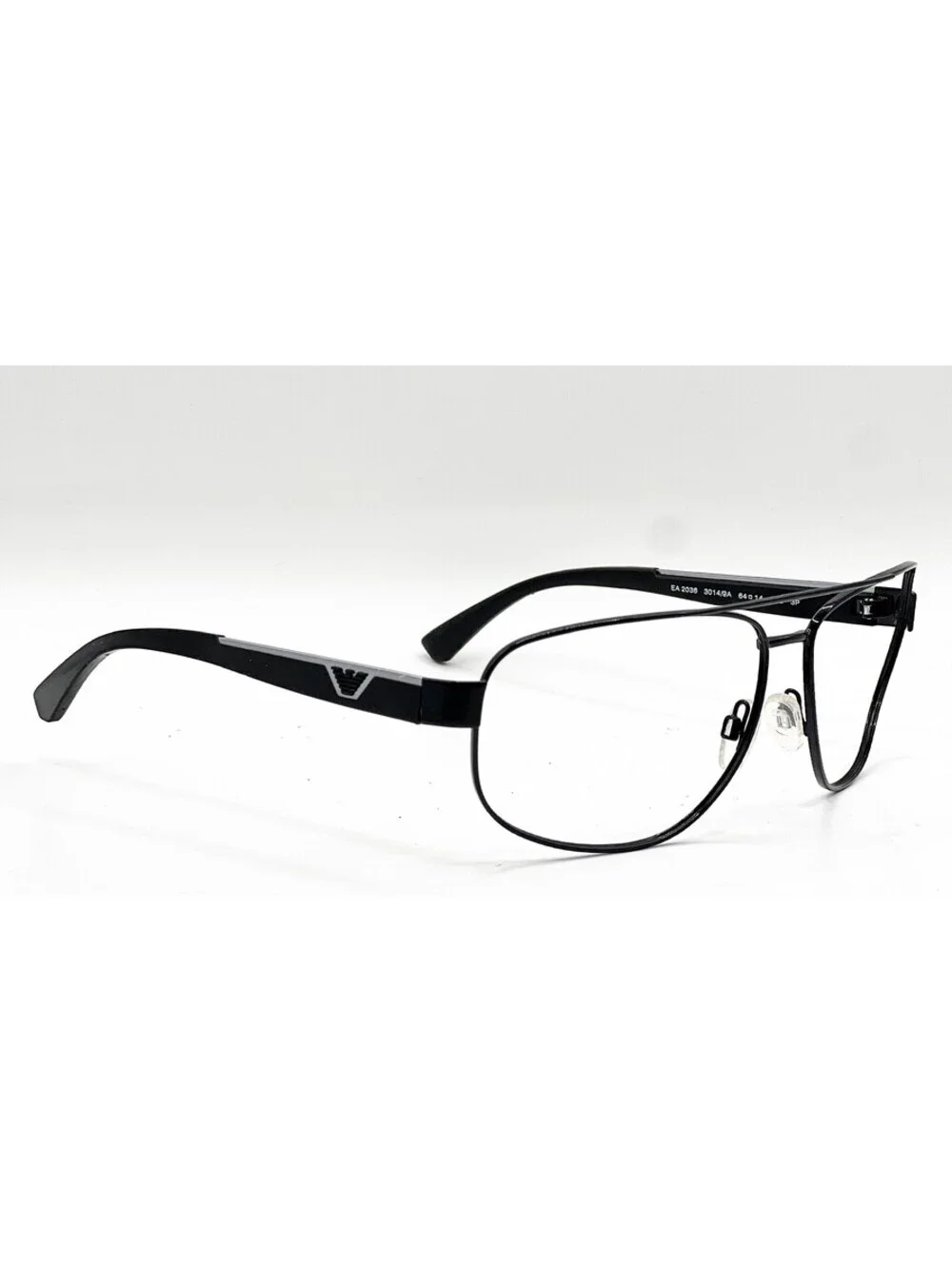 Emporio Armani Ea 2036 3014/9A Matte Black Authentic Eyeglasses 64-14-130